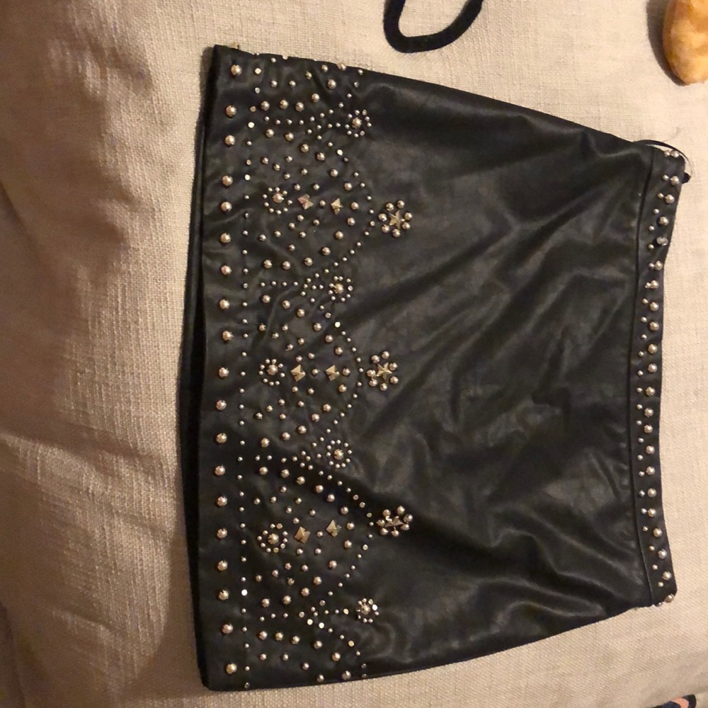 Leather forever 21 miniskirt